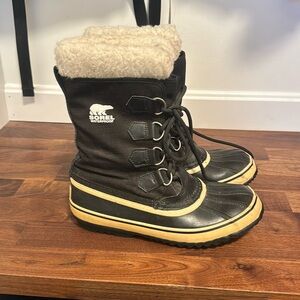 SOREL women’s snow boots- winter carnival style
